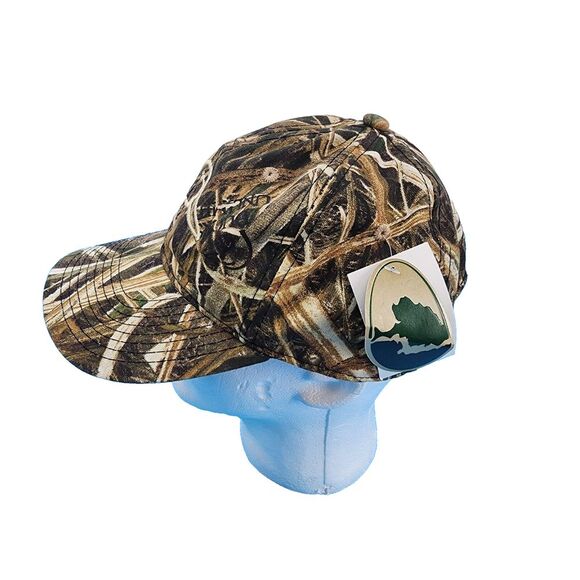 Ducks Unlimited Hat Camo Mossy Oak Cap Wetland Conservation Adjustable - Picture 4 of 5
